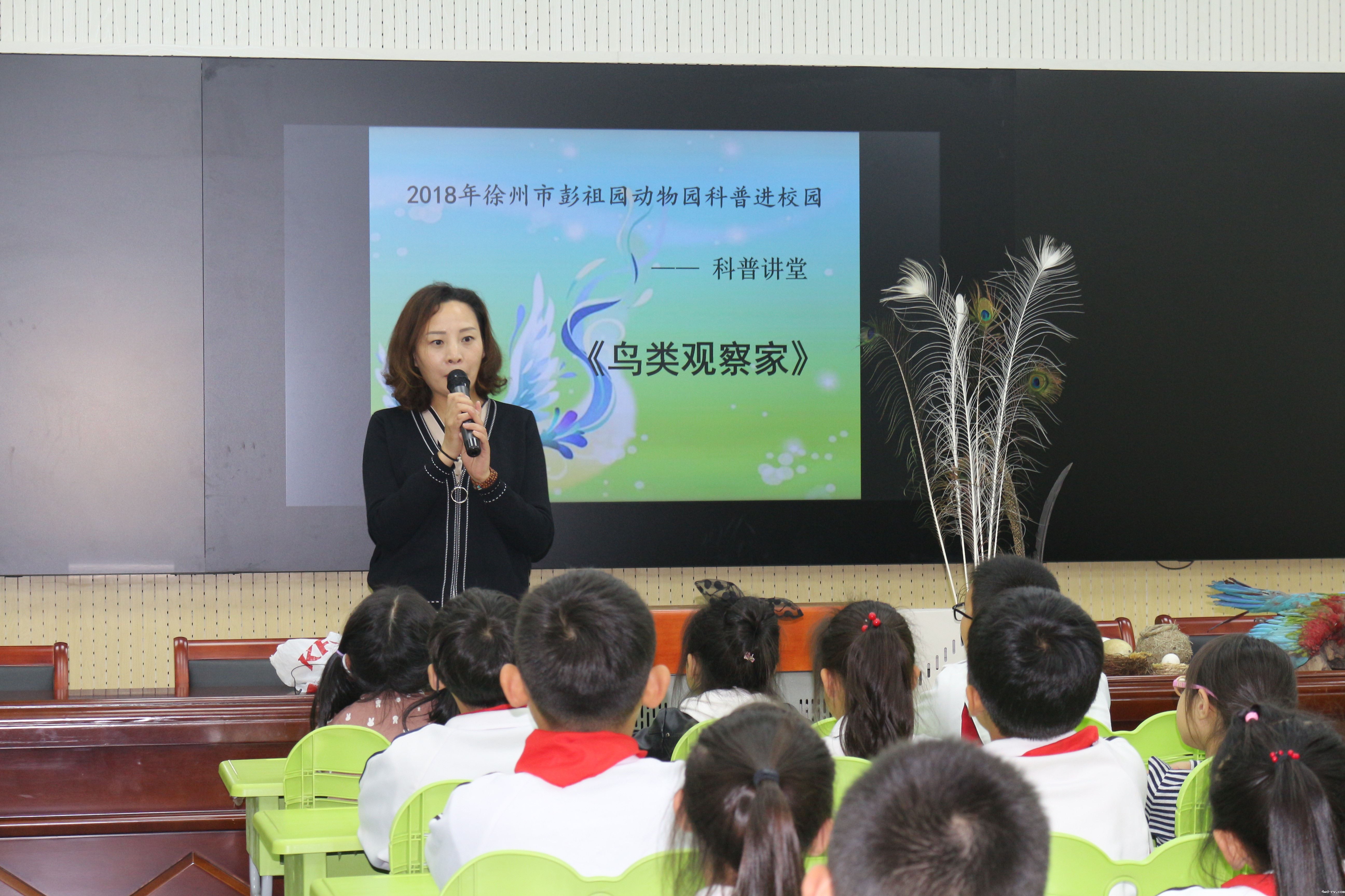 建立科普讲堂，进行科普进校园活动